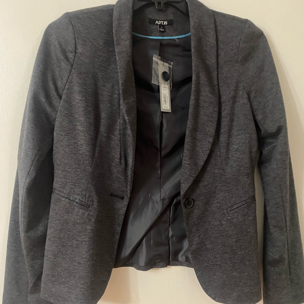 Apt. 9 Women's Charcoal Blazer